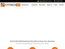 Tablet Screenshot of cmtech.com.au